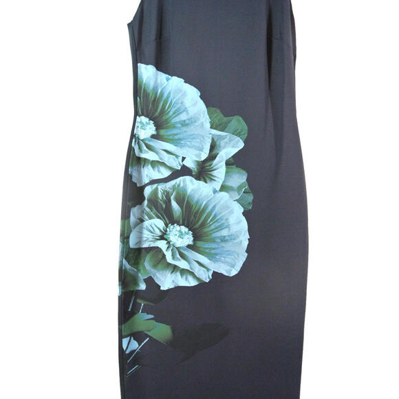 NEW, Ted Baker Cloudi Print Scuba Knit Body-Con Dress Navy Blue Size 1 #MD466 - Picture 7 of 10